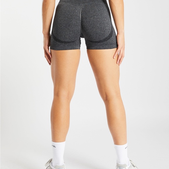 AYBL Empower Seamless Shorts - Black Marl - Size Large - Picture 3 of 14